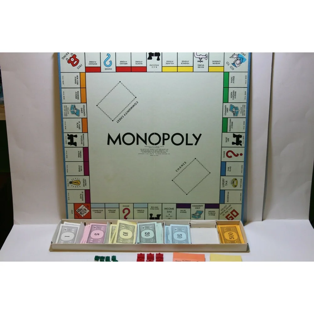 Original Hasbro Monopoly Classic Edition Family Traditional Replacement & Parts